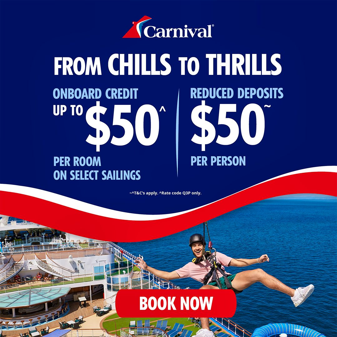 Carnival From Chills to Thrills Sale