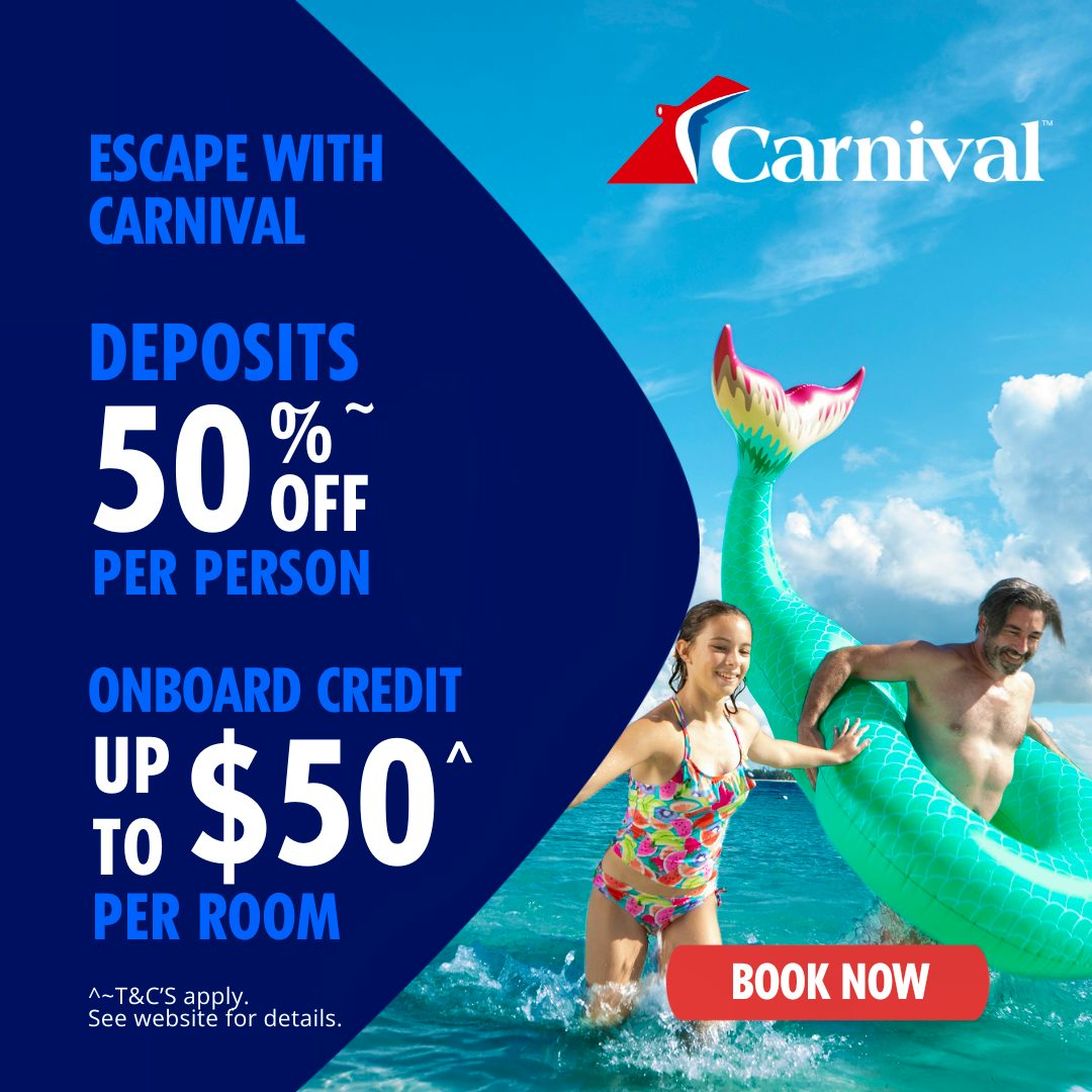 Escape with Carnival Sale