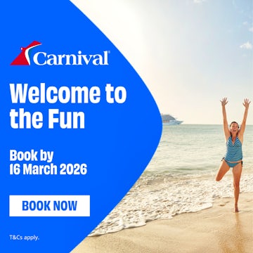 Carnival Welcome to the Fun Sale