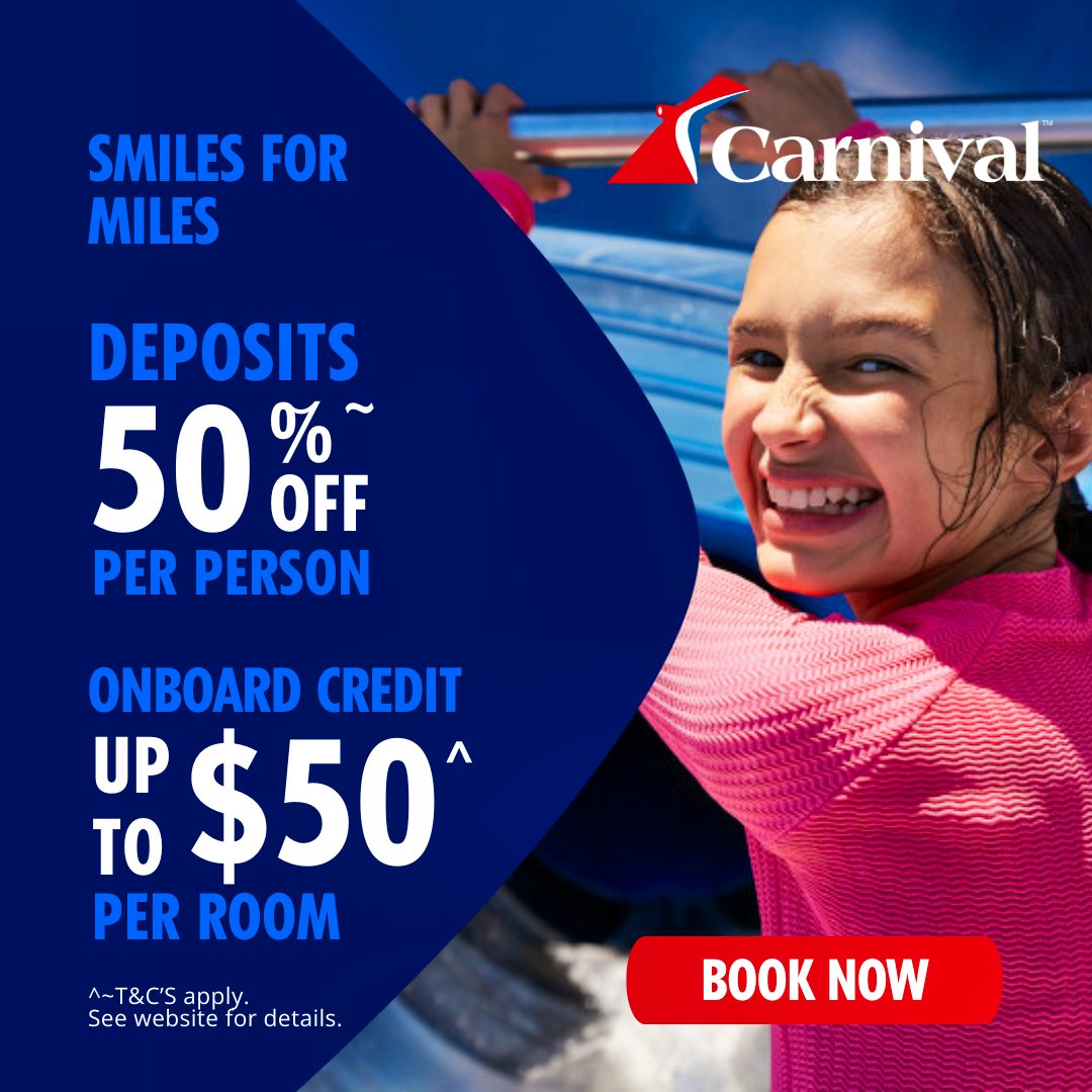 Carnival Smiles for Miles Sale