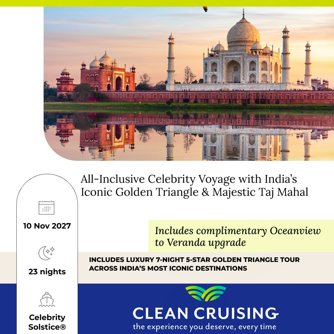 All-Inclusive Celebrity Voyage with India's Iconic Golden Triangle & Majestic Taj Mahal