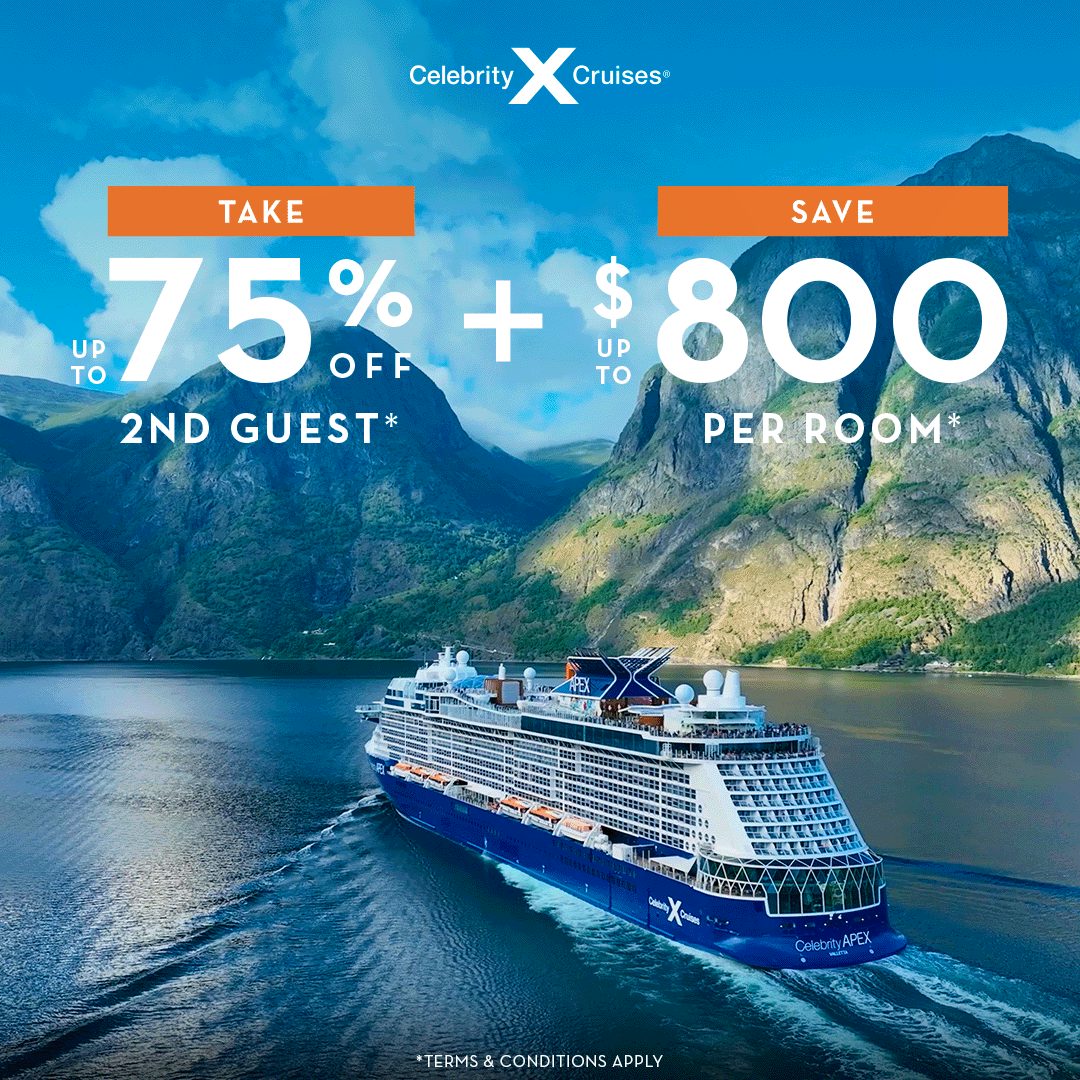 Celebrity Cruises Earlybird Sale