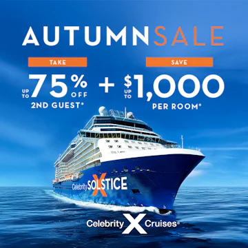 Celebrity Cruises Autumn Sale