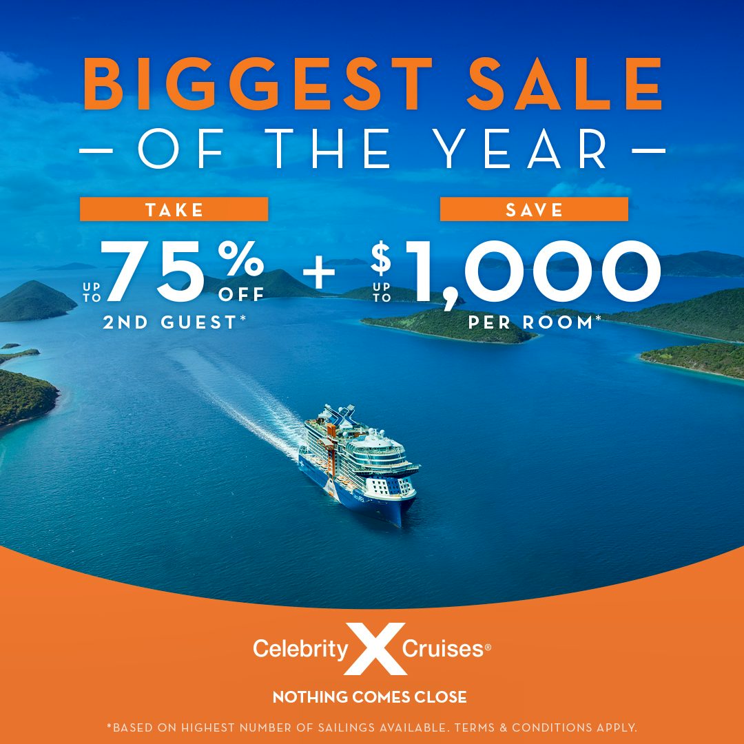 Celebrity Cruises Biggest Sale of the Year