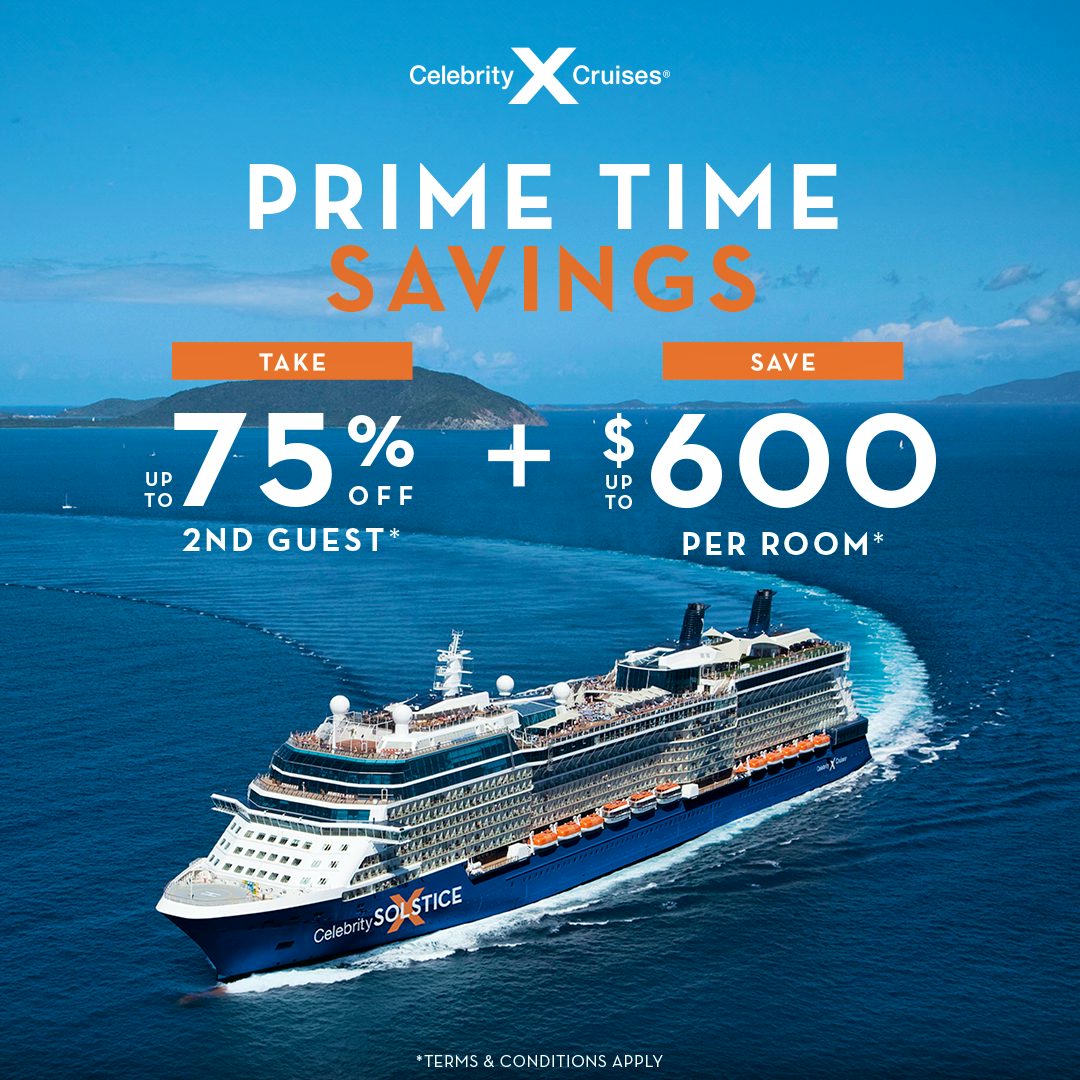Celebrity Cruises Prime Time Savings