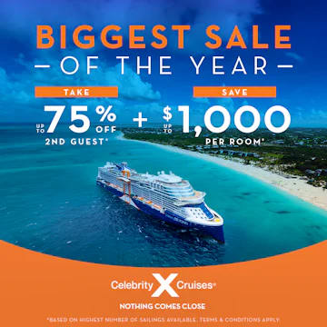 Celebrity Cruises Biggest Sale of the Year