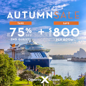 Celebrity Cruises Autumn Sale