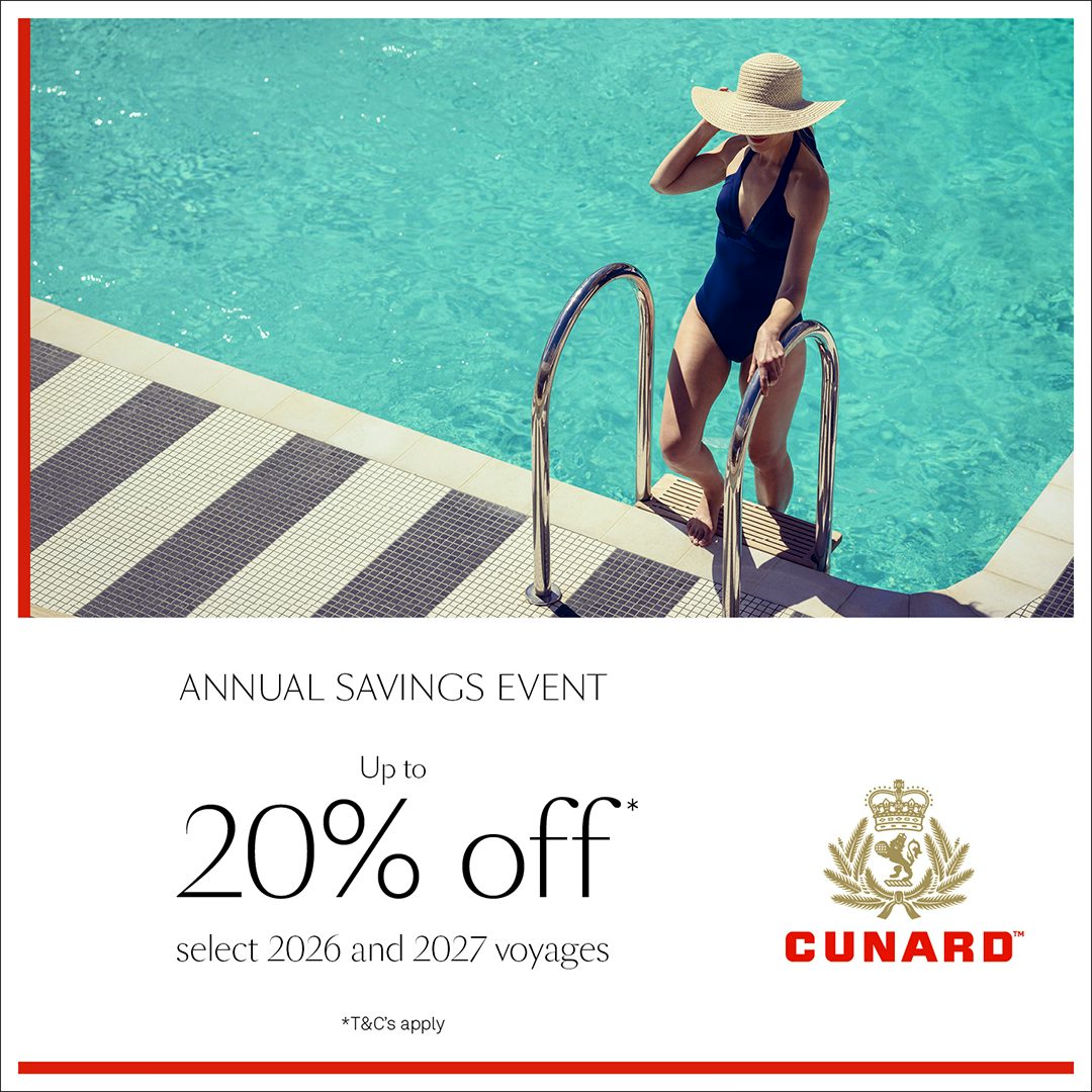 Cunard's Annual Savings Event