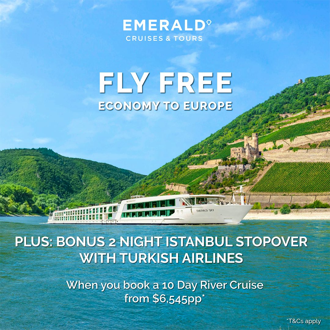 Emerald River Cruises Fly Free Offer