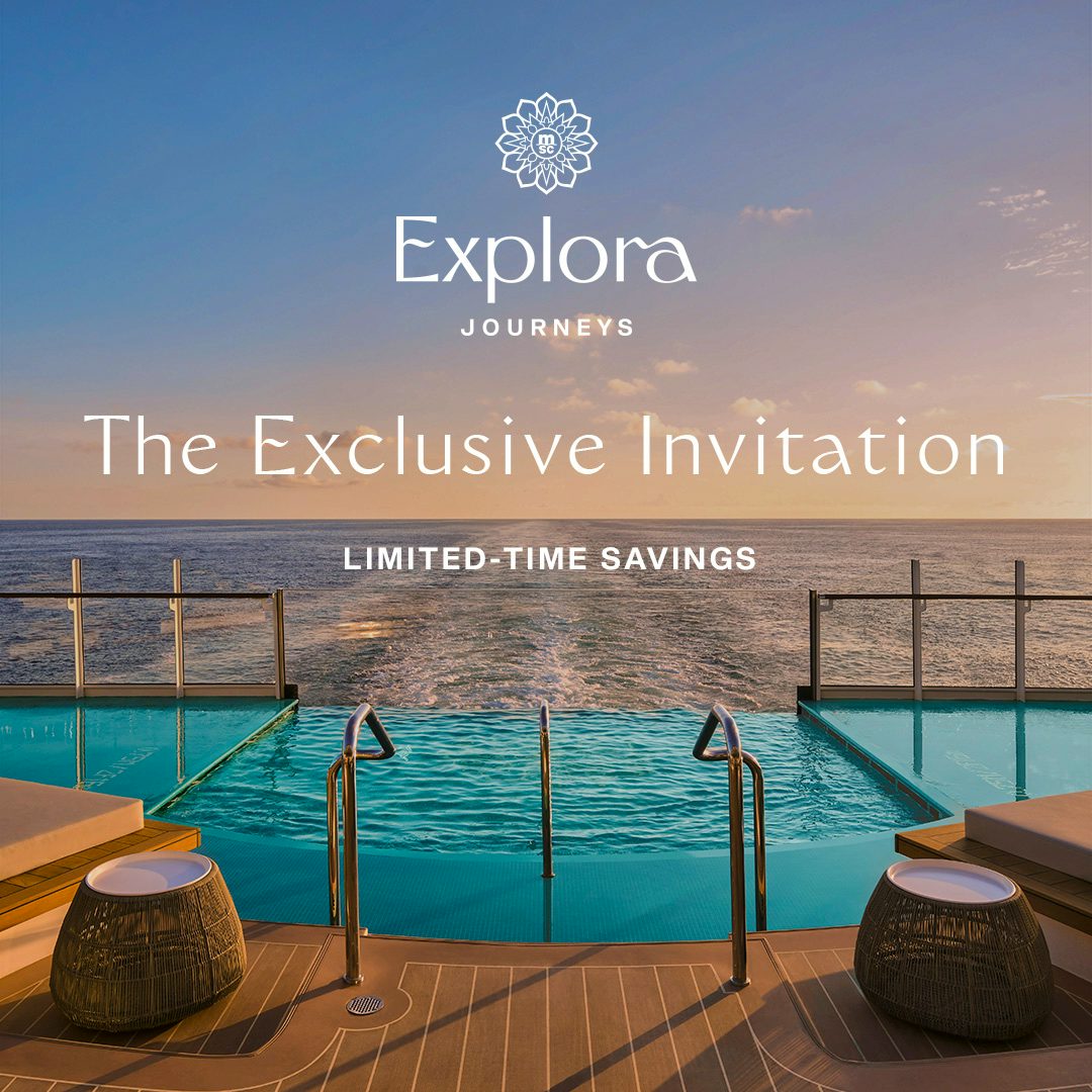 Explora Journeys Black Friday Exclusive Invitation