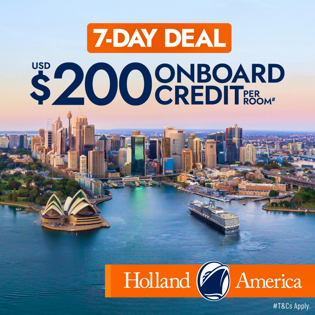 Holland America 7-Day Sale