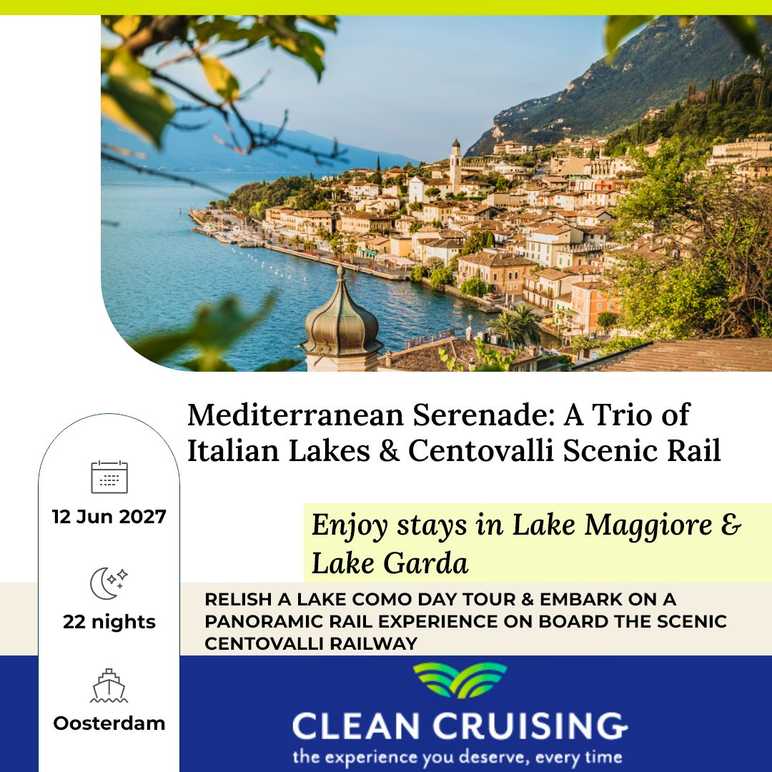 22 Night Mediterranean Serenade: A Trio of Italian Lakes & Centovalli Scenic Rail