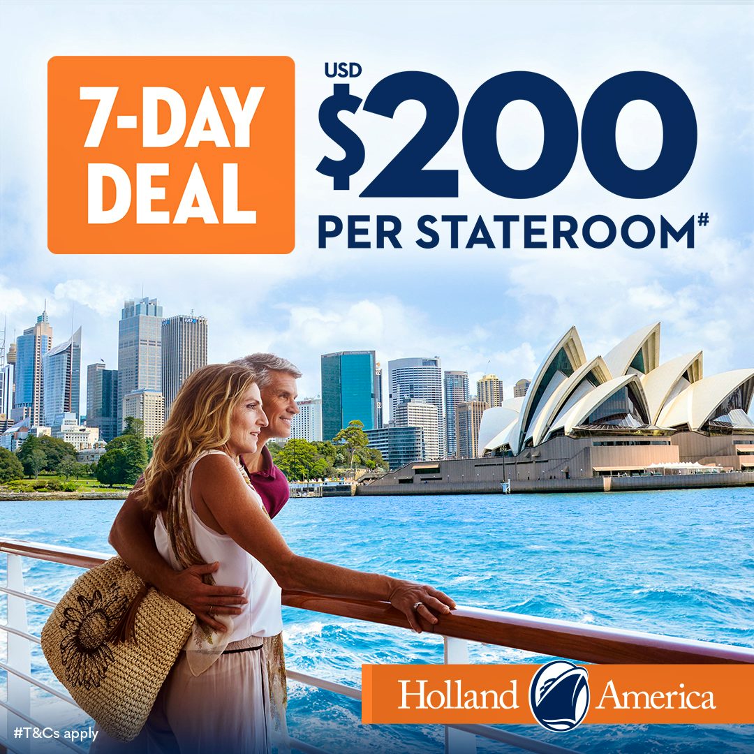 Holland America's 7 Day Deals