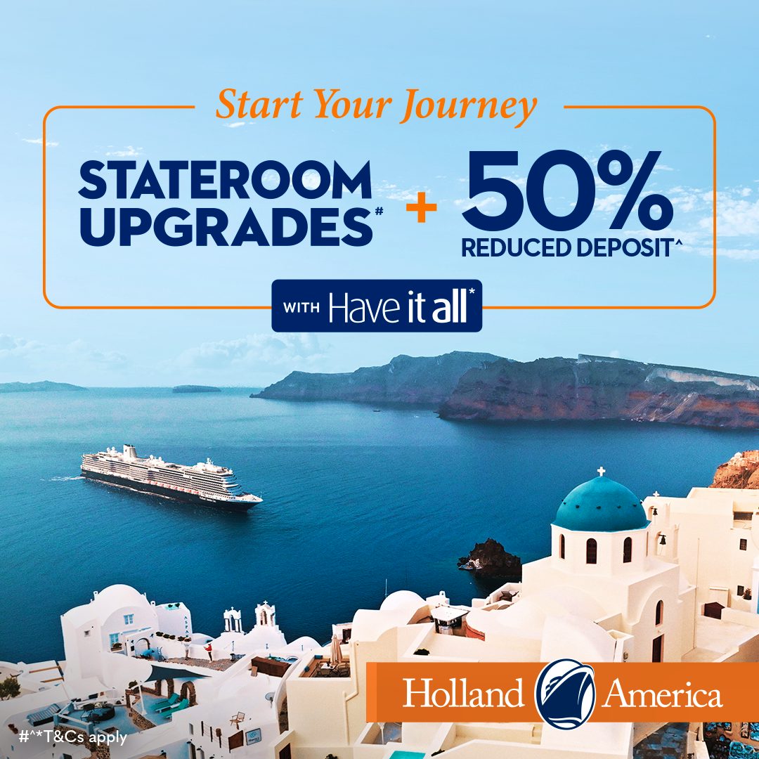 Holland America's Start Your Journey Sale