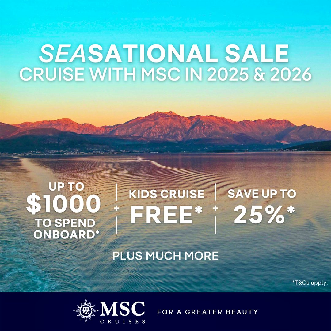 MSC Cruises Seasational Sale