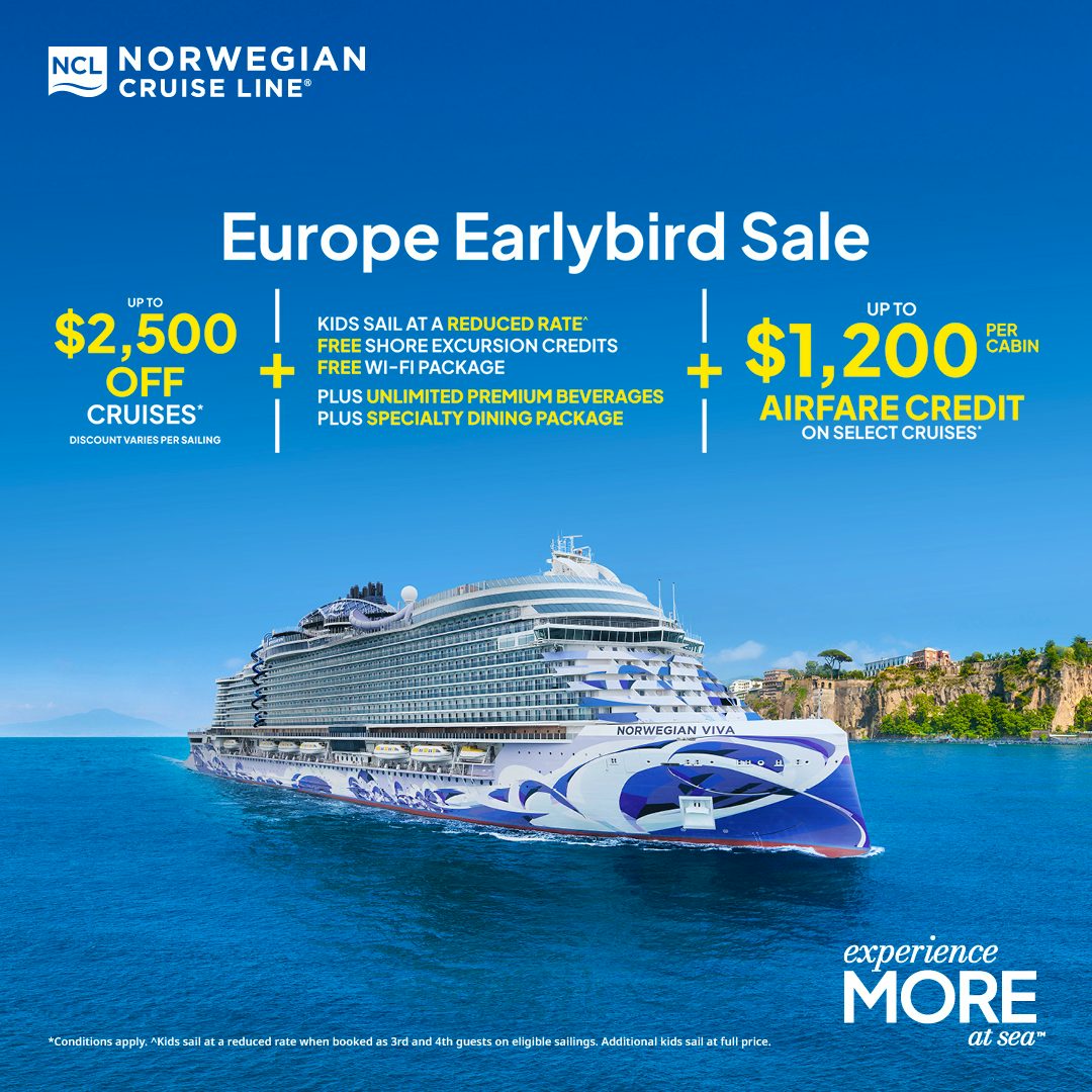 Norwegian Cruise Line Europe Earlybird Sale