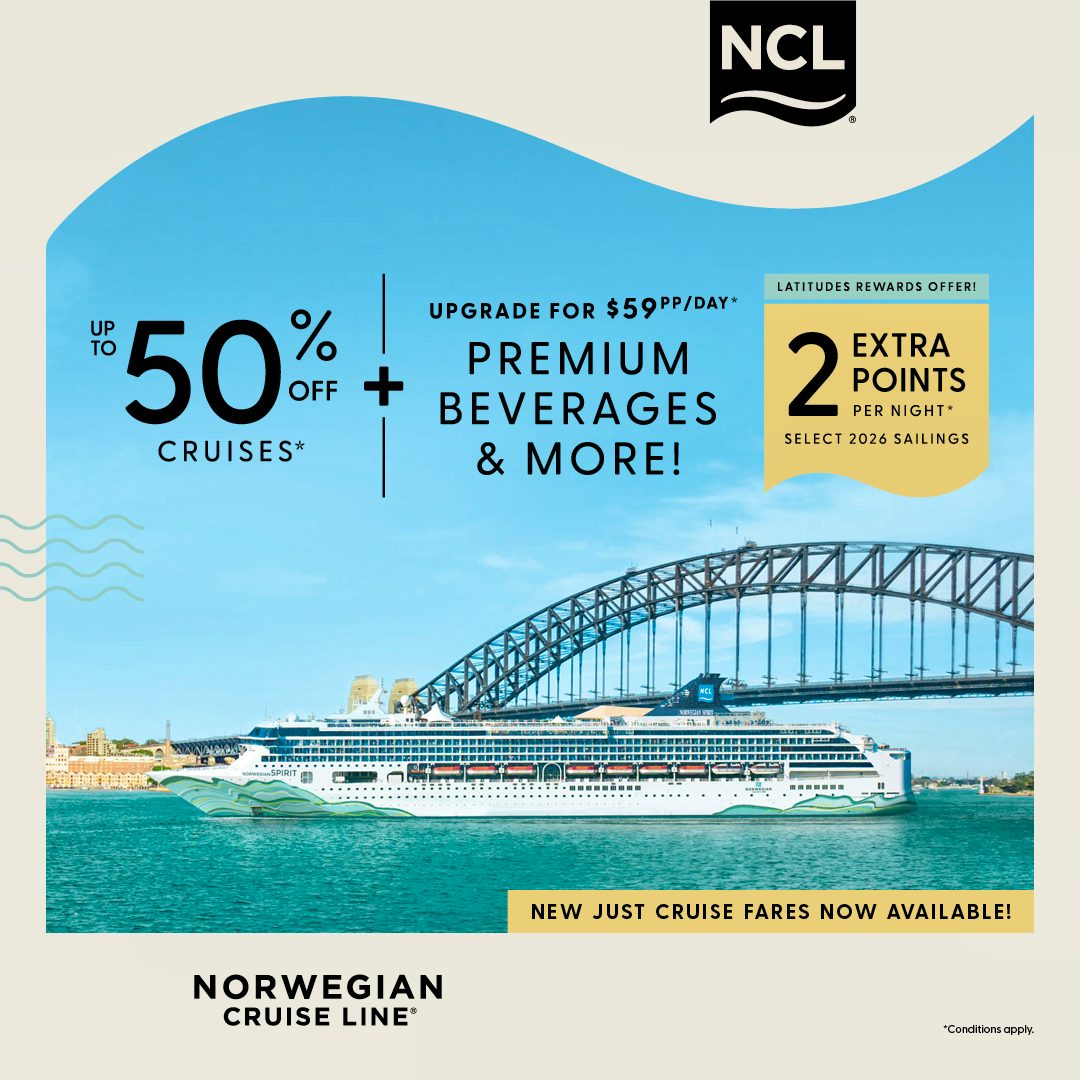Norwegian Cruise Line Savings Sale + Latitude Rewards Bonus!
