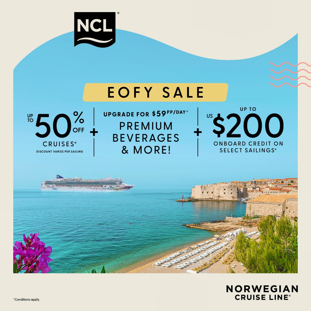 Norwegian Cruise Line's EOFY Sale