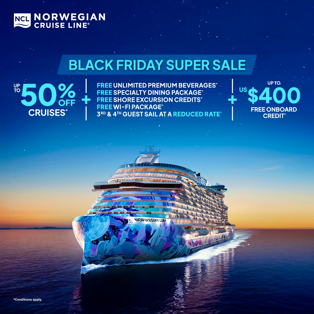 Norwegian Cruise Line's Black Friday Super Sale