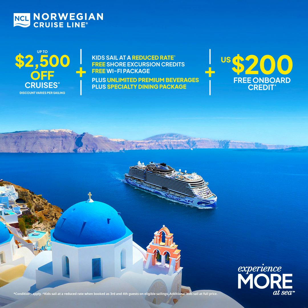 Norwegian Cruise Line's Bonus Onboard Credit Offer