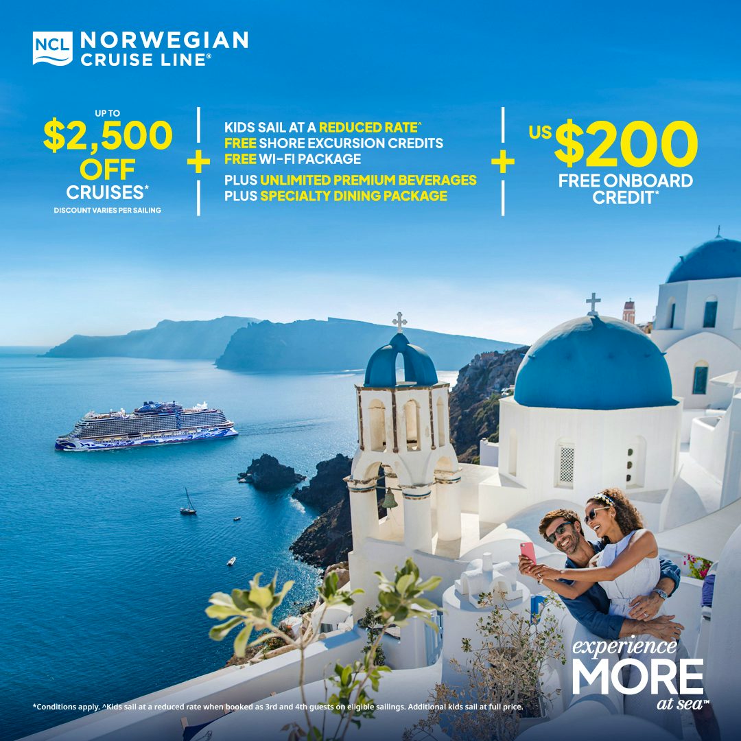 Norwegian Cruise Line's Bonus Onboard Credit Offer