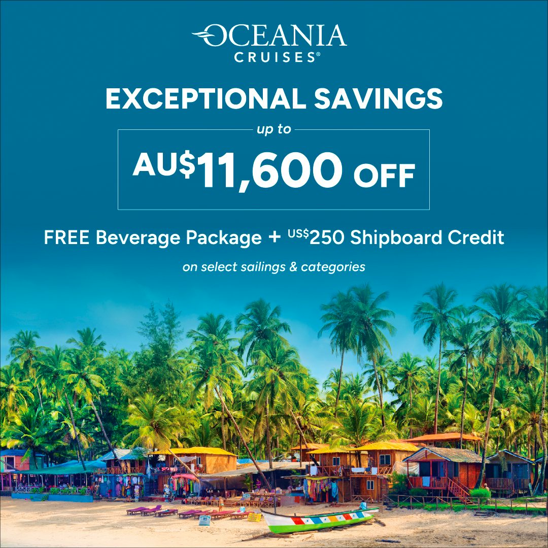 Oceania Cruises Exceptional Savings Sale