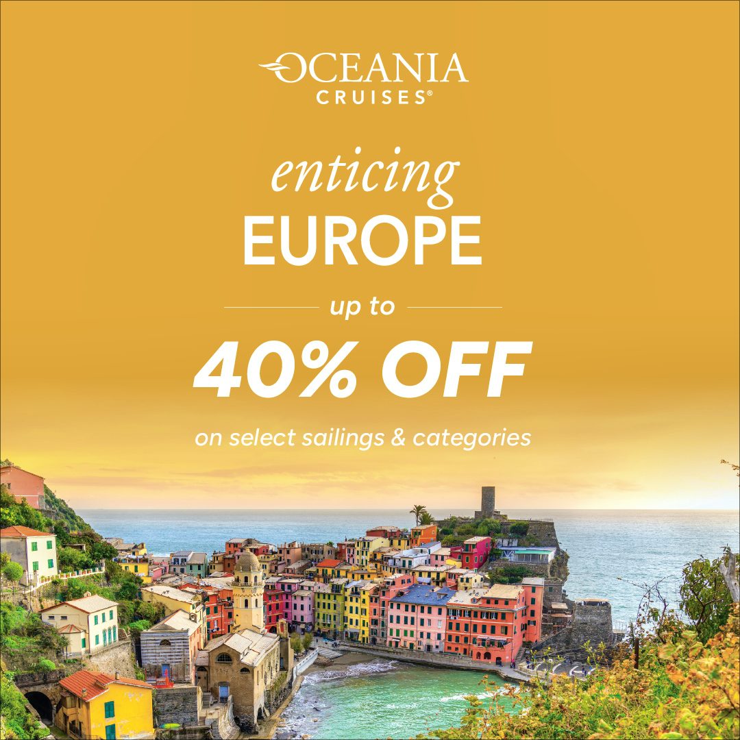 Oceania Cruises Enticing Europe Sale