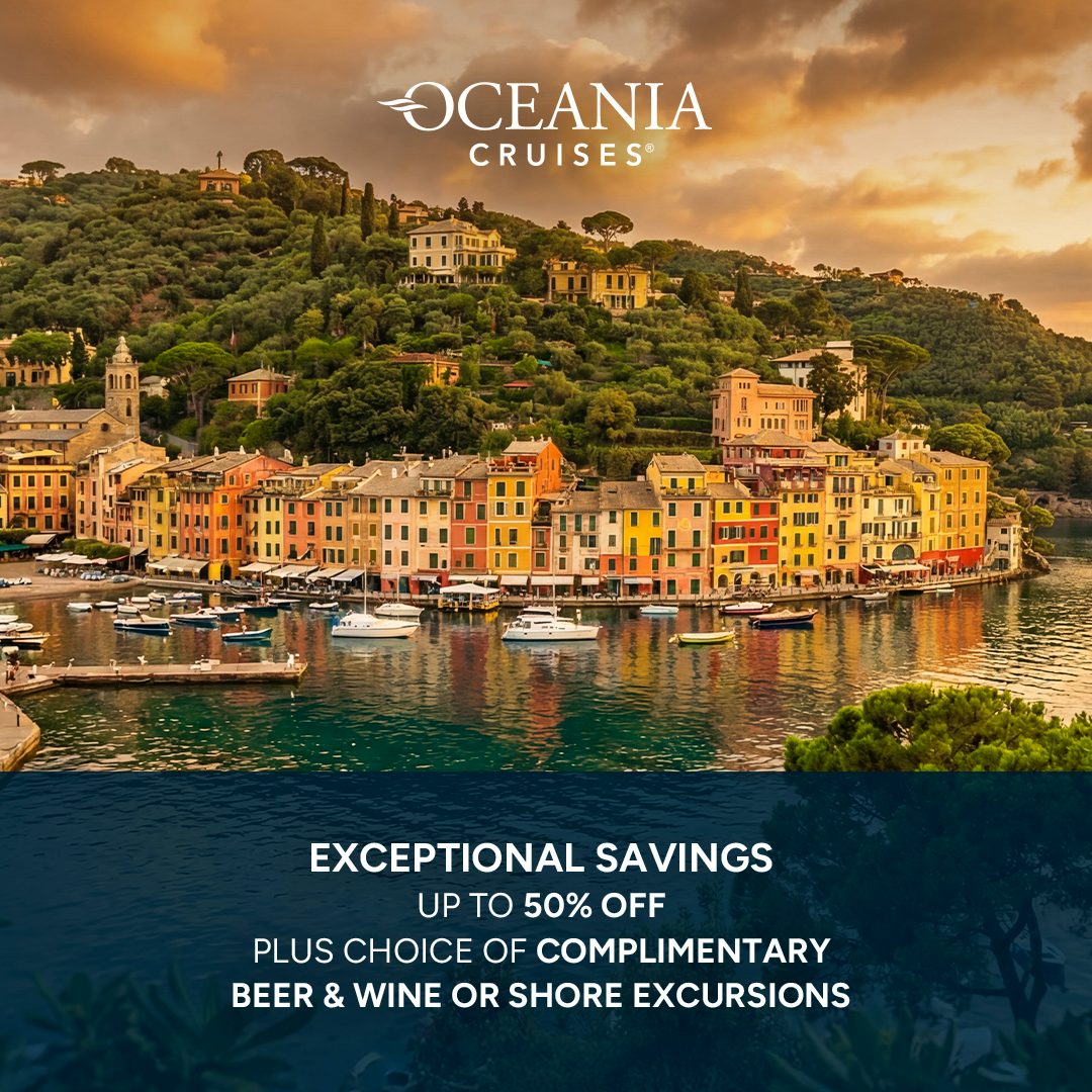 Oceania Cruises Exceptional Savings Sale