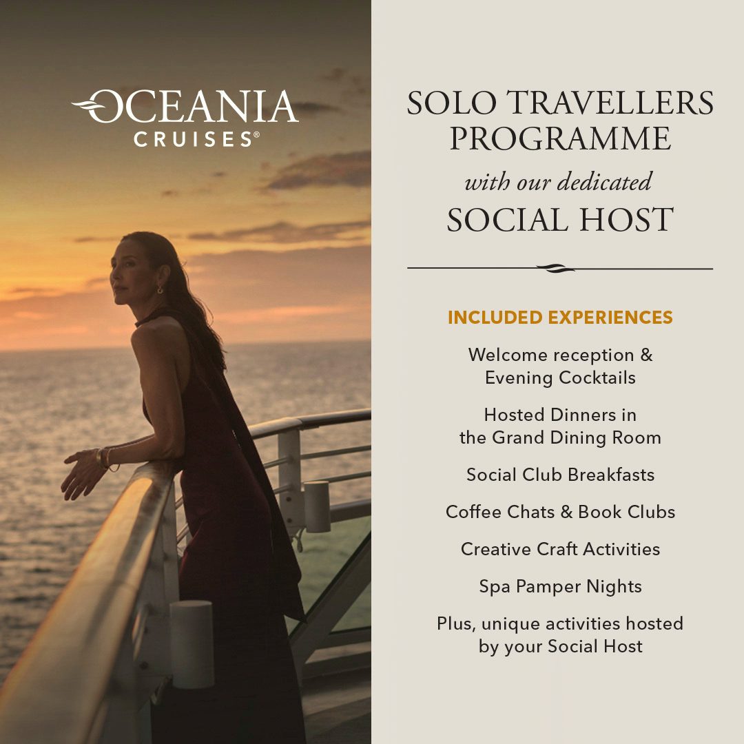 Oceania Cruises Solo Offer