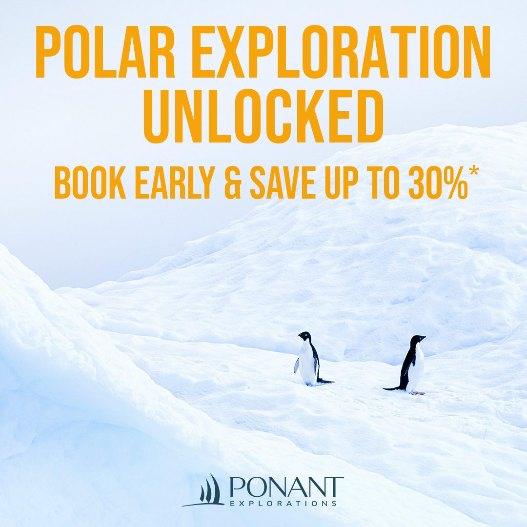 Ponant - Sail the Antarctic and Save!