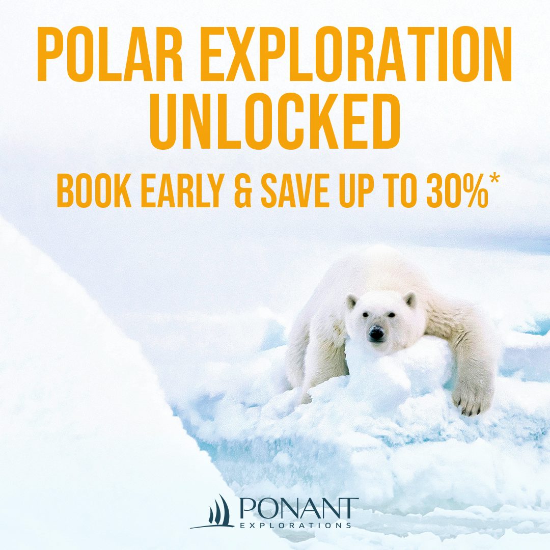 Ponant - Book early for the Arctic and Save!