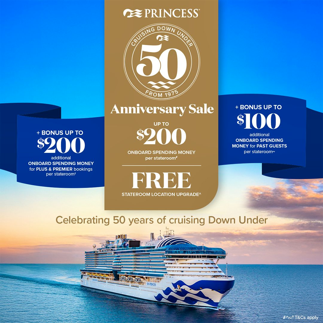 Princess Cruises 50th Anniversary Sale