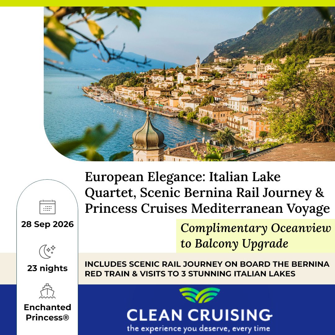 23 Night Fly, Stay & Cruise European Elegance: Italian Lake Quartet