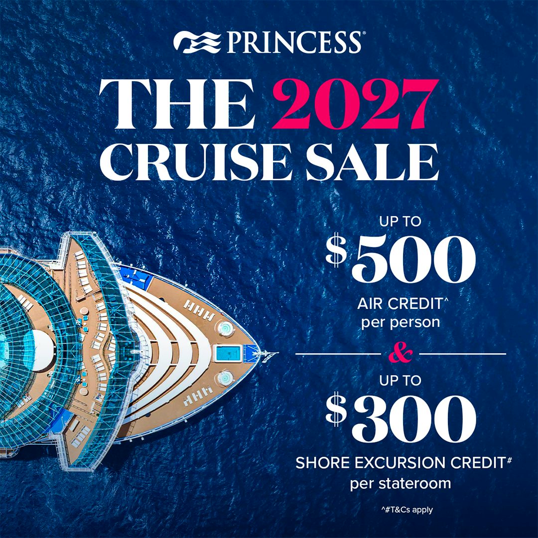 Princess Cruises International 2027 Cruise Sale