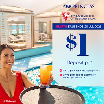 Princess Cruises Local Kickstart Your Getaway Sale