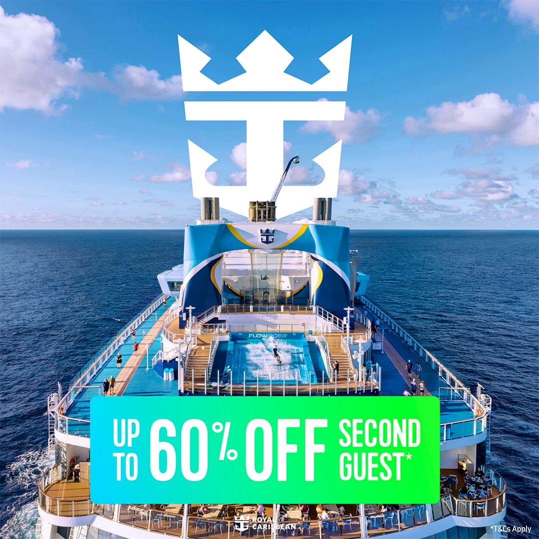 Royal Caribbean Buy One Get up to 60% off the Second Guest