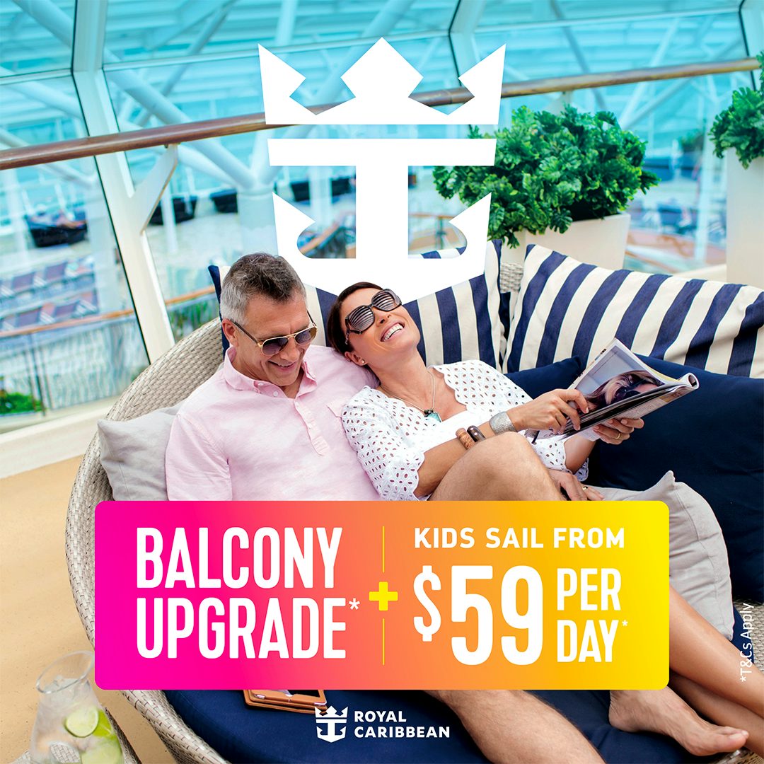 Royal Caribbean Buy One Get up to 60% off the Second Guest