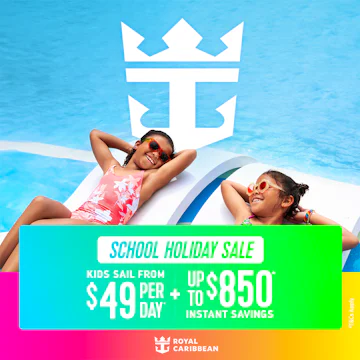 Royal Caribbean School Holiday Sale