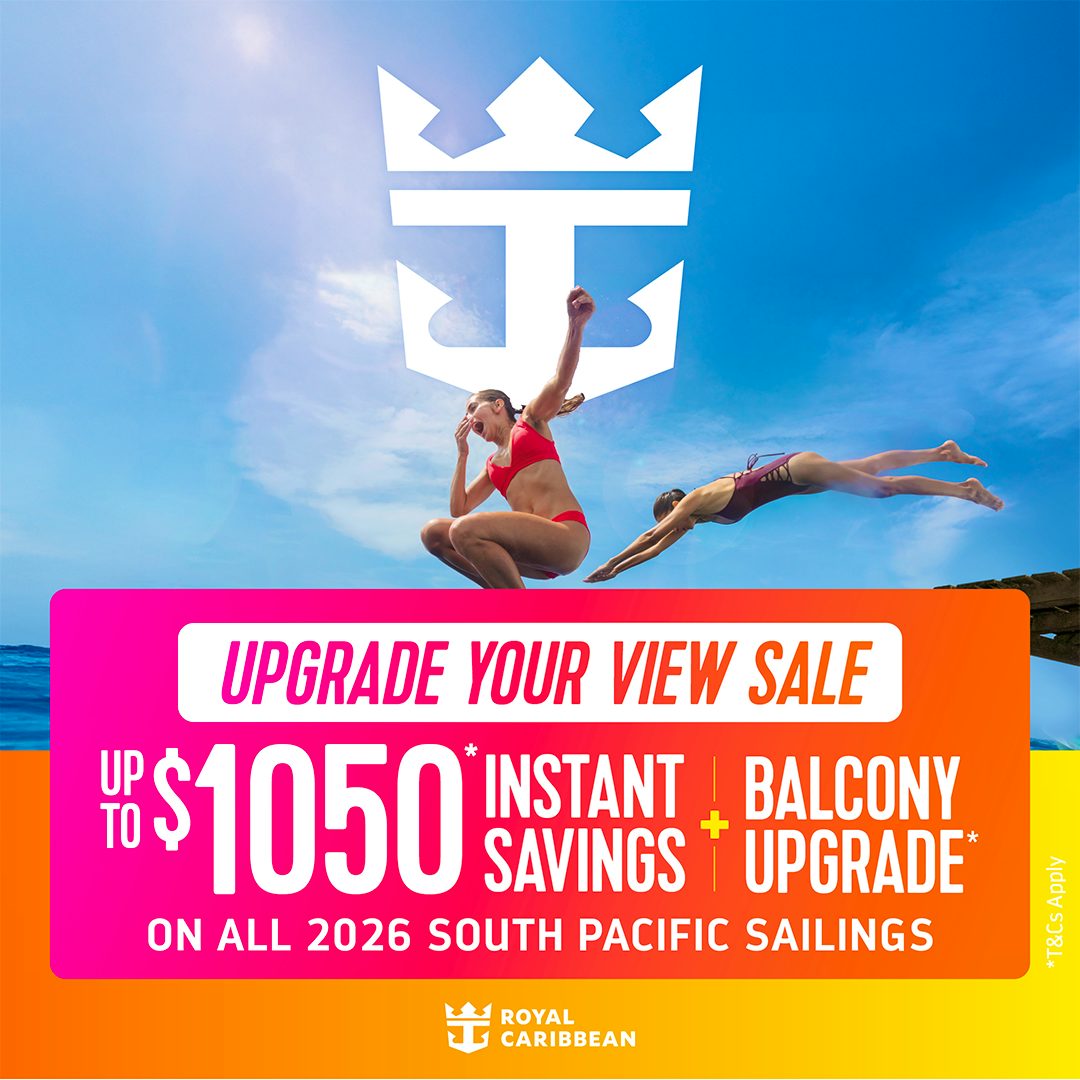 Royal Caribbean Upgrade your View Sale