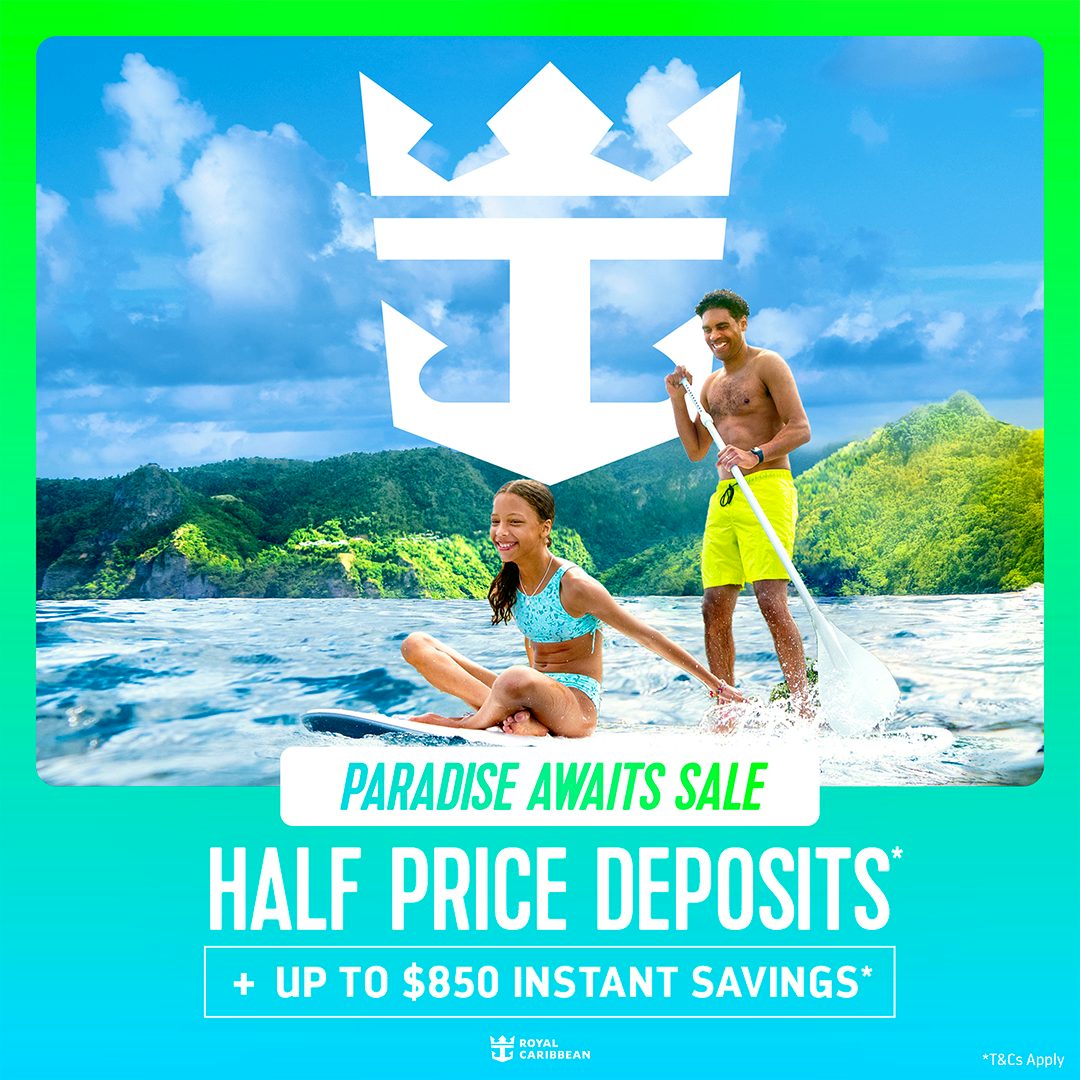 Royal Caribbean Half Price Deposits Sale