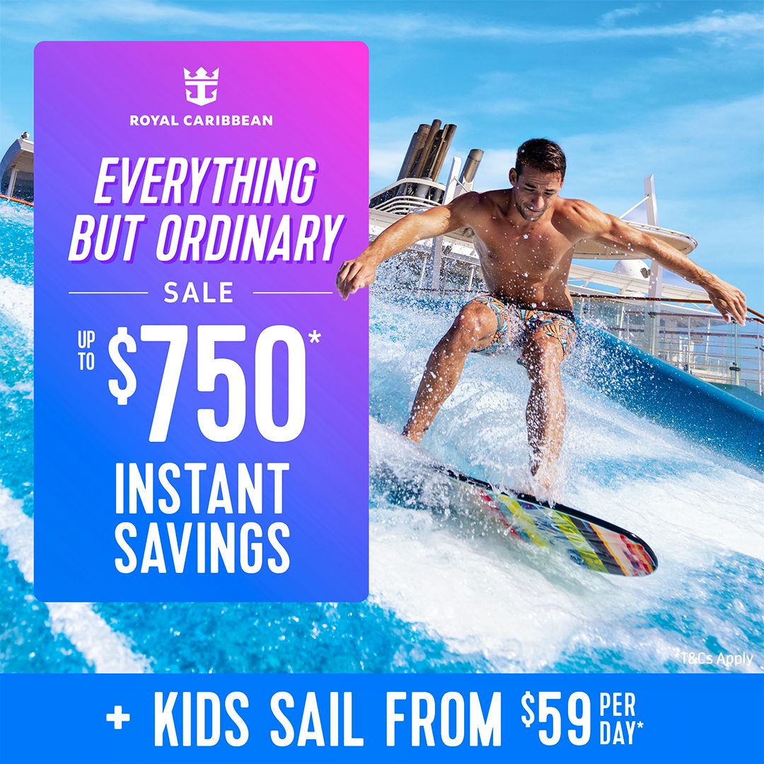 Royal Caribbean Everything But Ordinary Sale