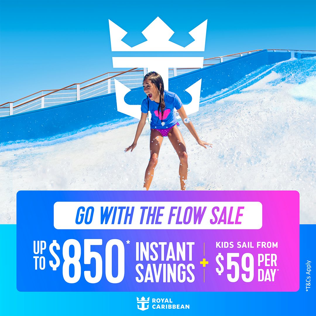 Royal Caribbean's Go with the Flow Sale