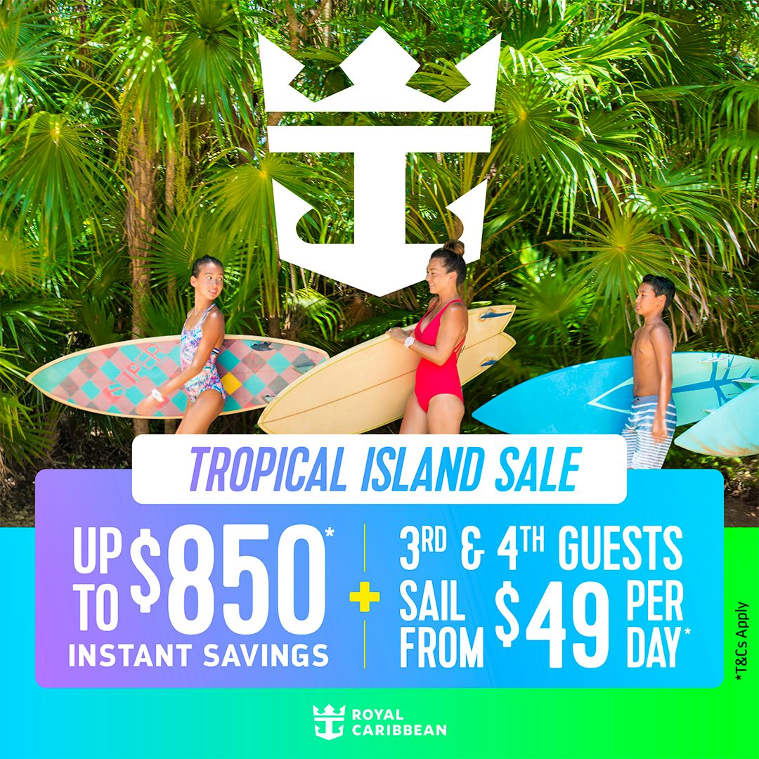 Royal Caribbean's Tropical Island Sale