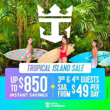 Royal Caribbean's Tropical Island Sale