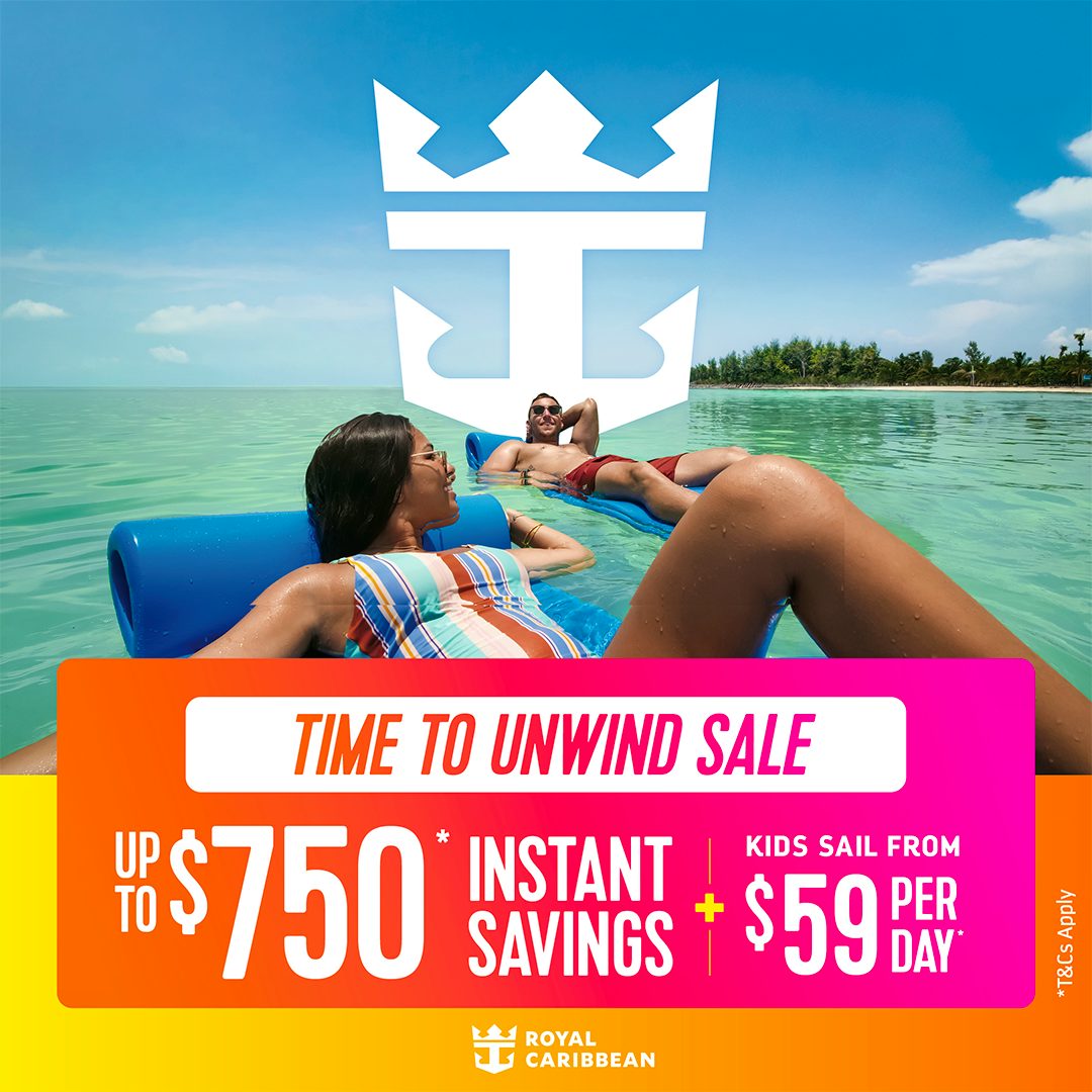 Royal Caribbean Time to Unwind Sale