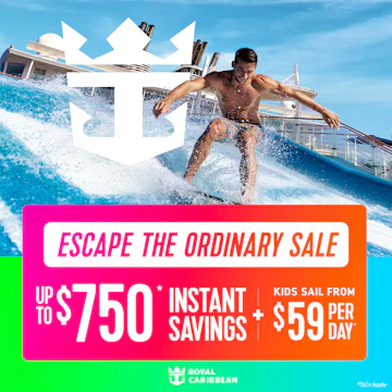Royal Caribbean Escape the Ordinary Sale