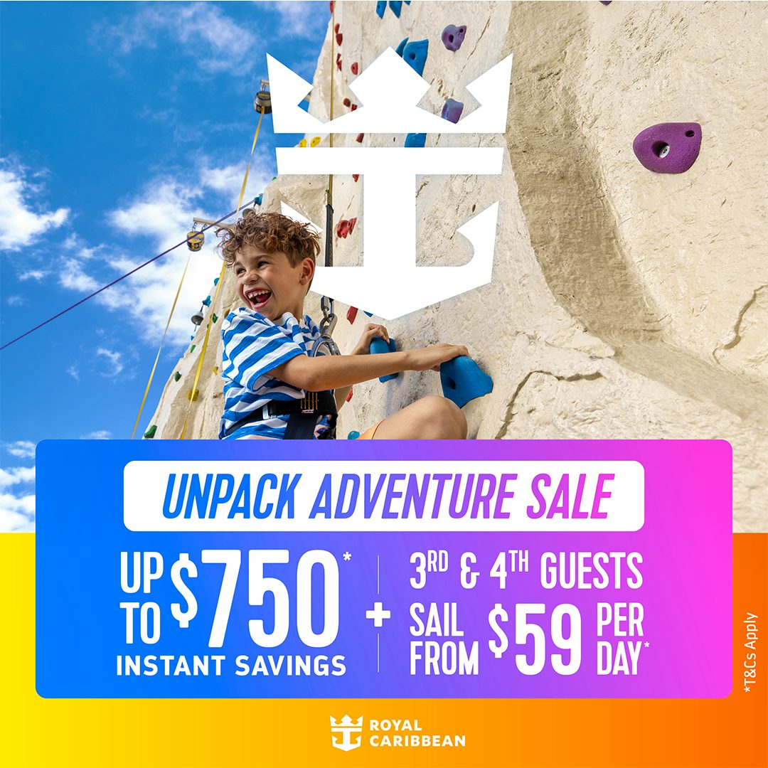 Royal Caribbean Unpack Adventure Sale