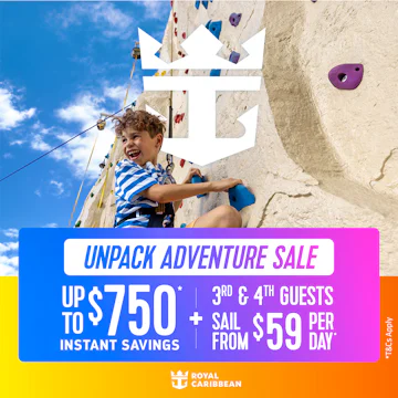 Royal Caribbean Unpack Adventure Sale
