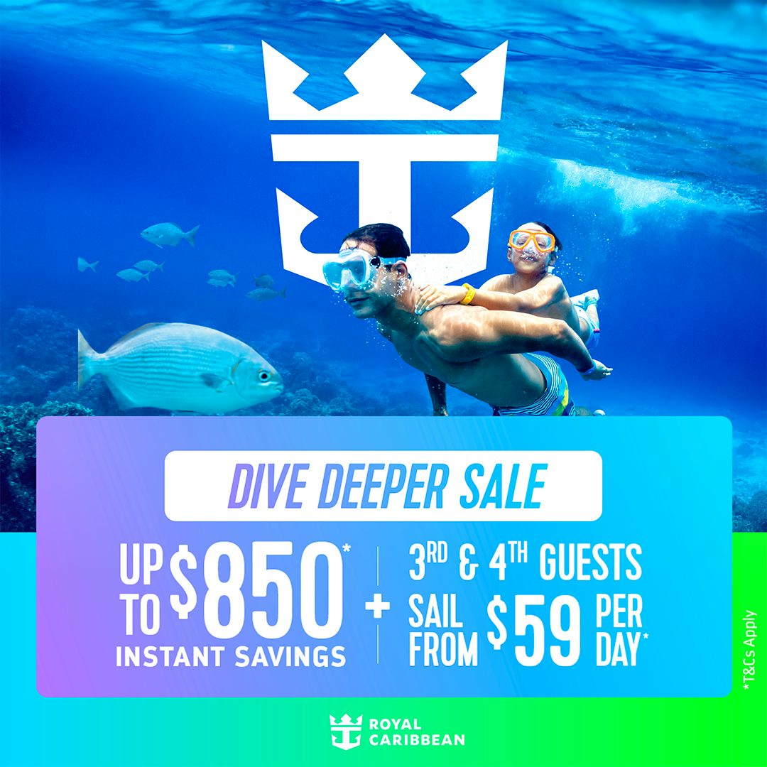 Royal Caribbean Dive Deeper Sale
