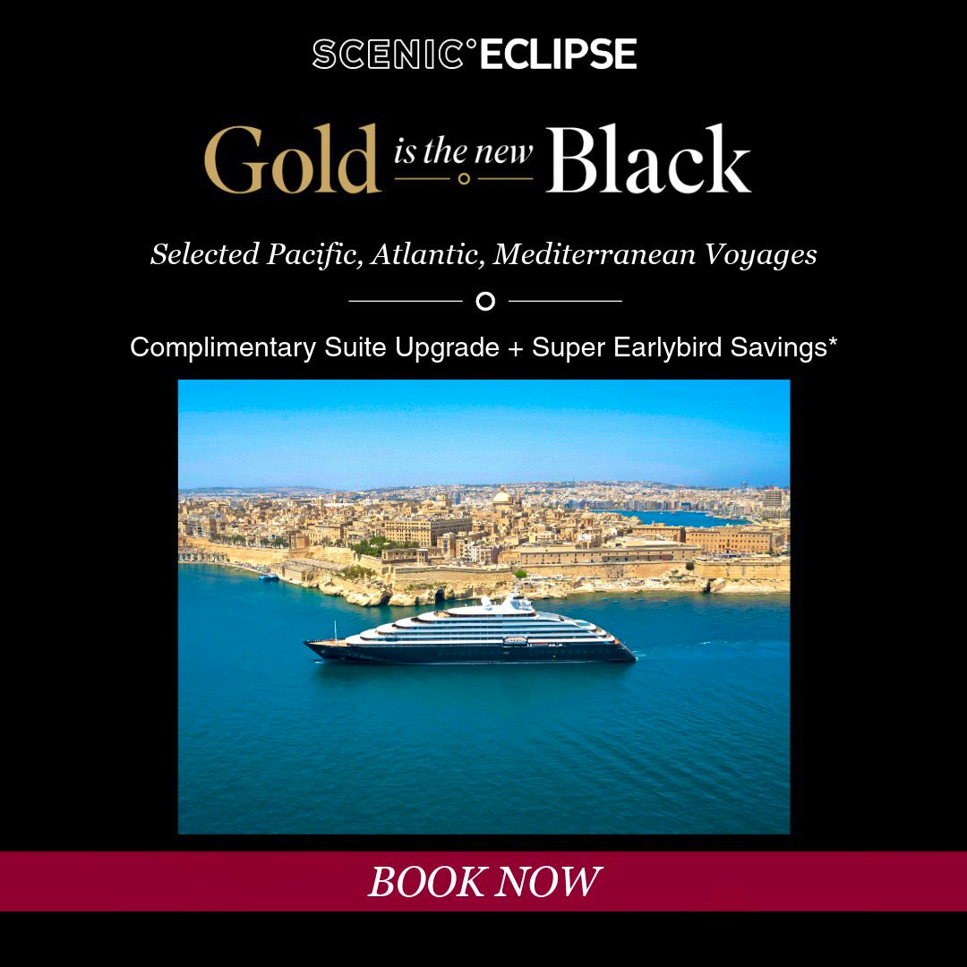 Scenic Eclipse Gold is the New Black Sale